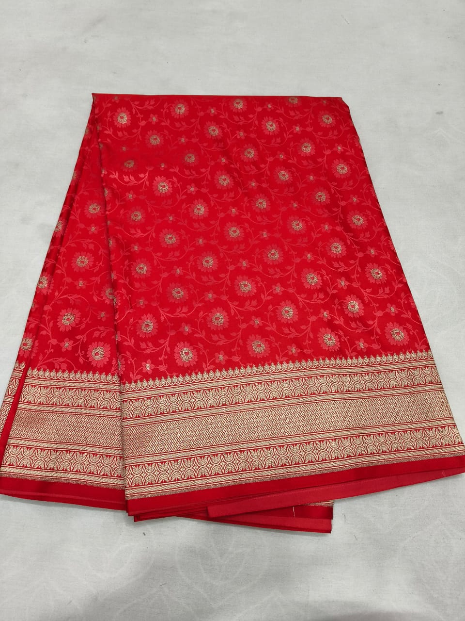 Jamawar Mashroo Resham Weaving Tanchoi Saree