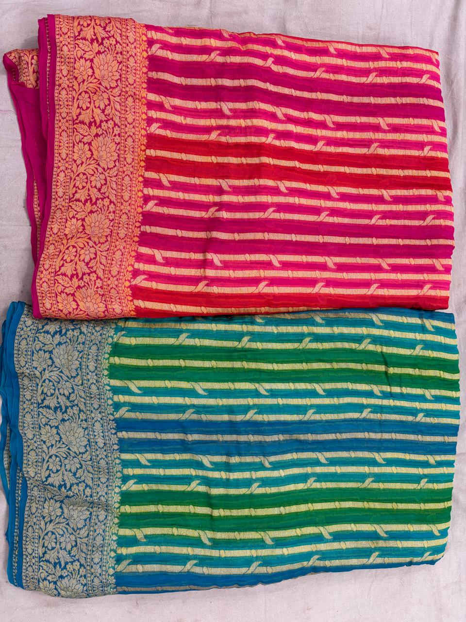 Pure Khaddi Georgette Saree