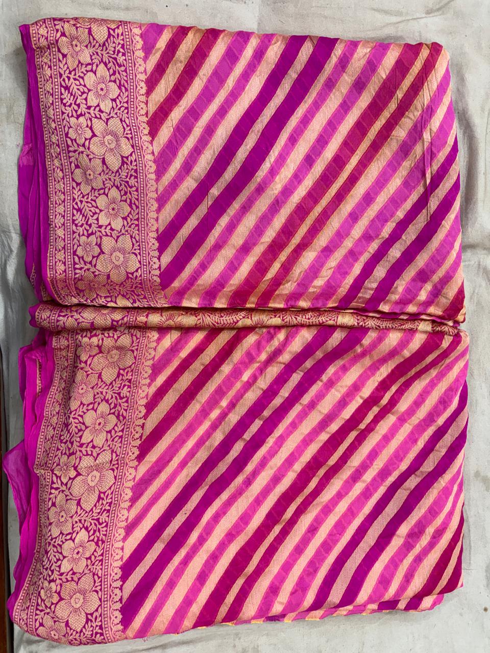 Pure Khaddi Georgette Saree