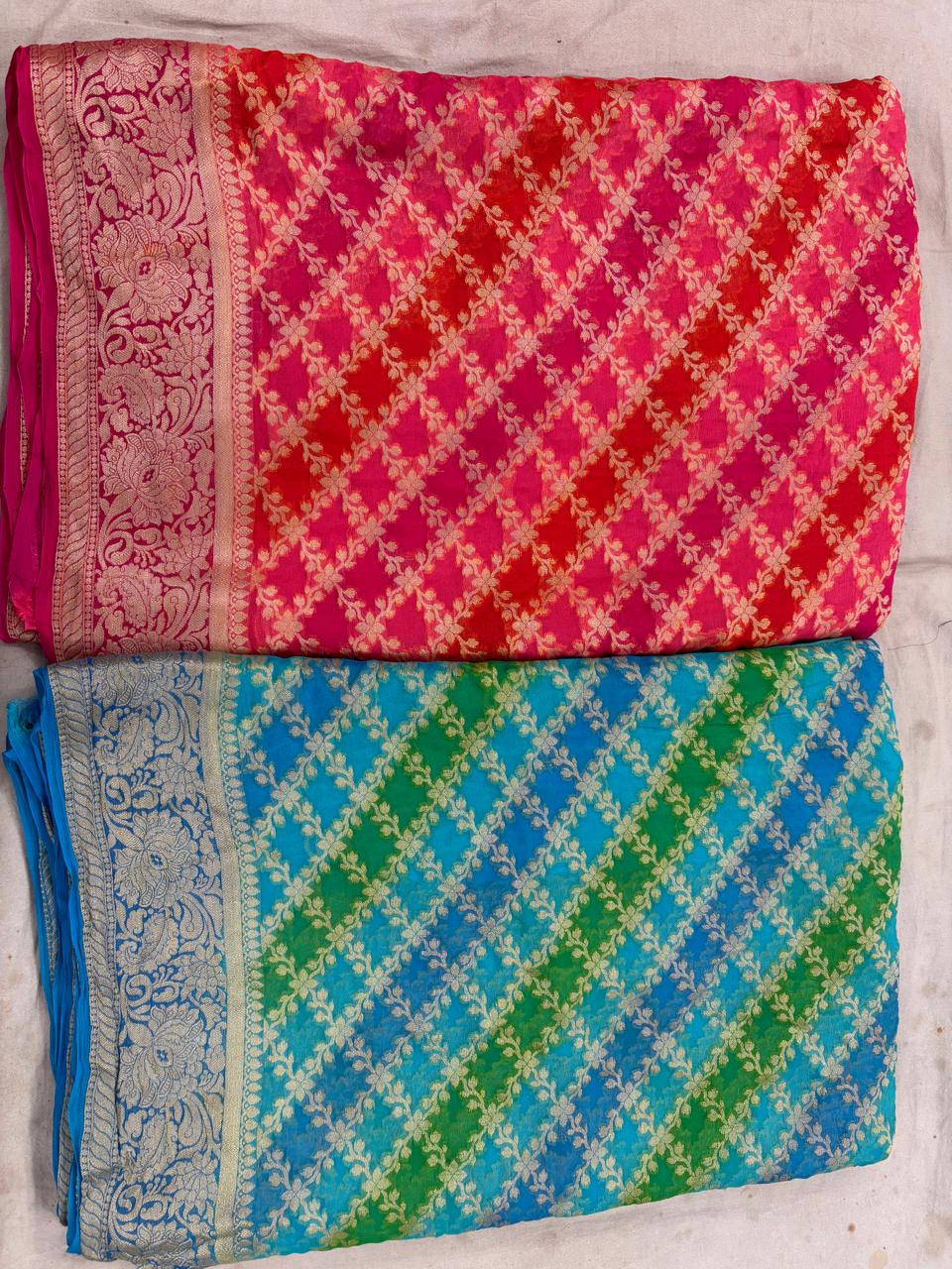 Pure Khaddi Georgette Saree