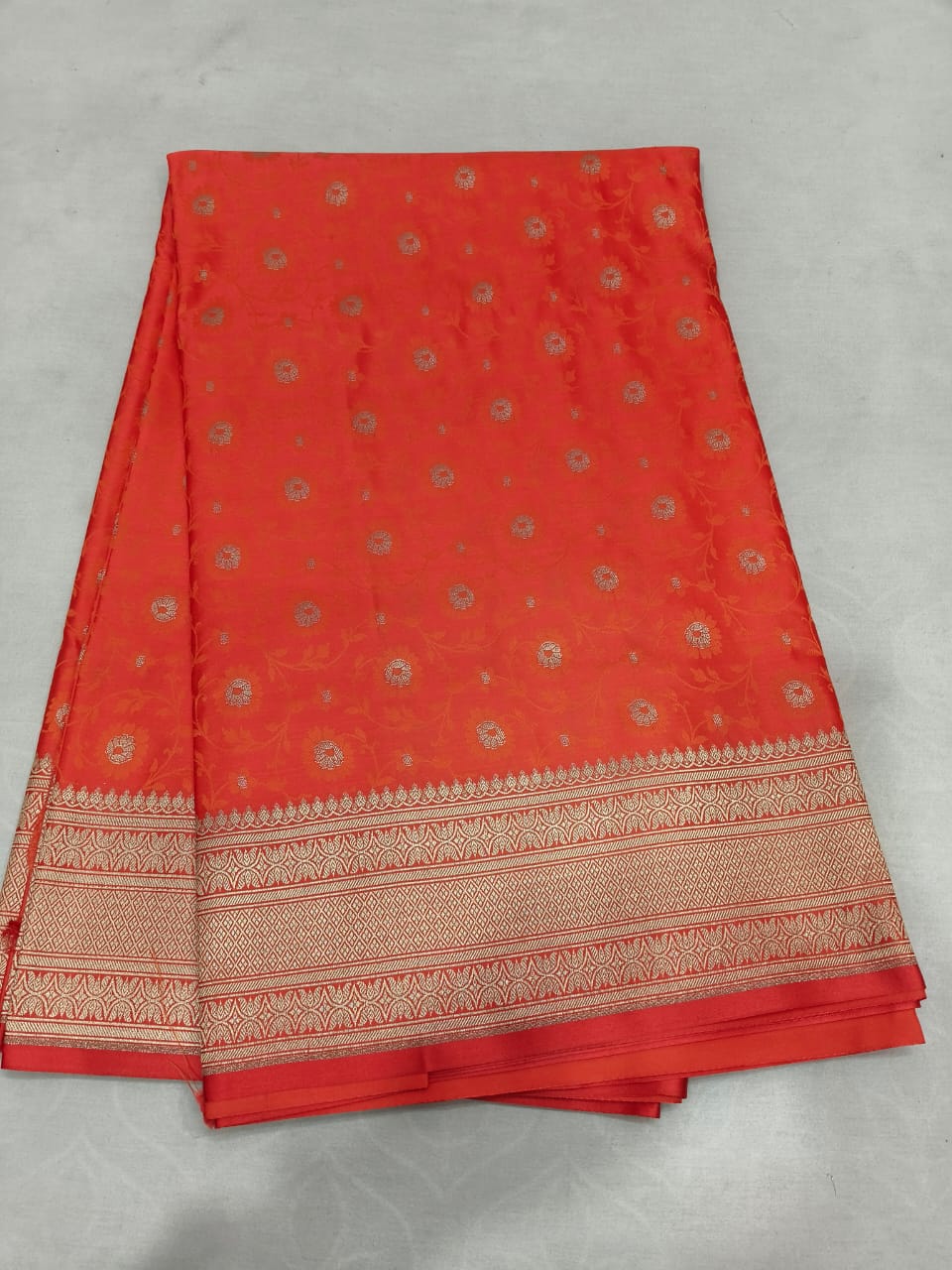 Jamawar Mashroo Resham Weaving Tanchoi Saree