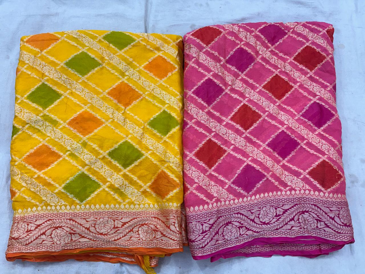 Pure Khaddi Georgette Saree