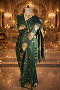 Green Cotton Saree