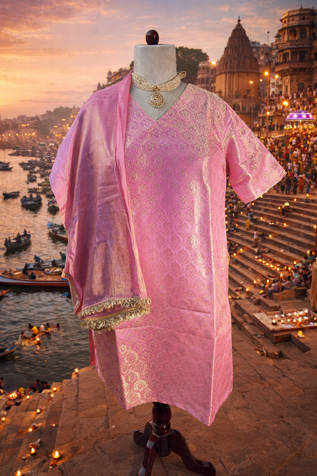 Banarasi Pure Silk Suit Set