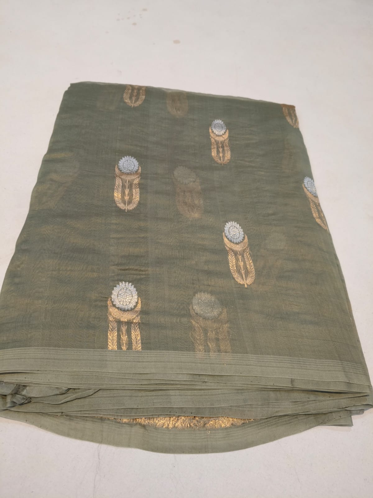 Pure Kora Organza Silk Saree