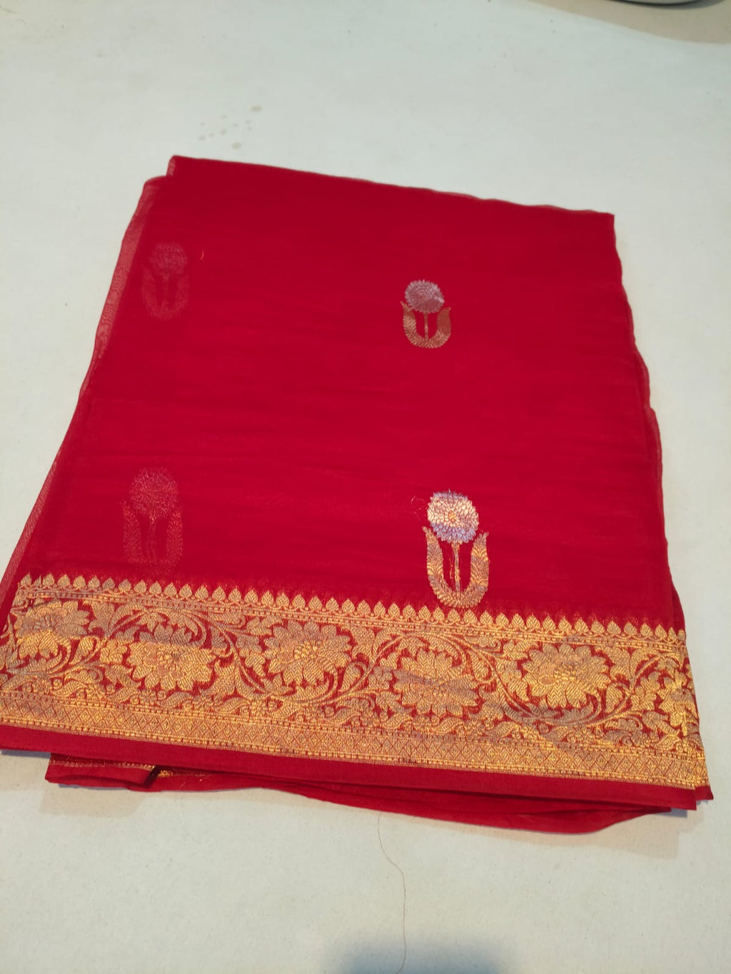 Pure Kora Organza Silk Saree