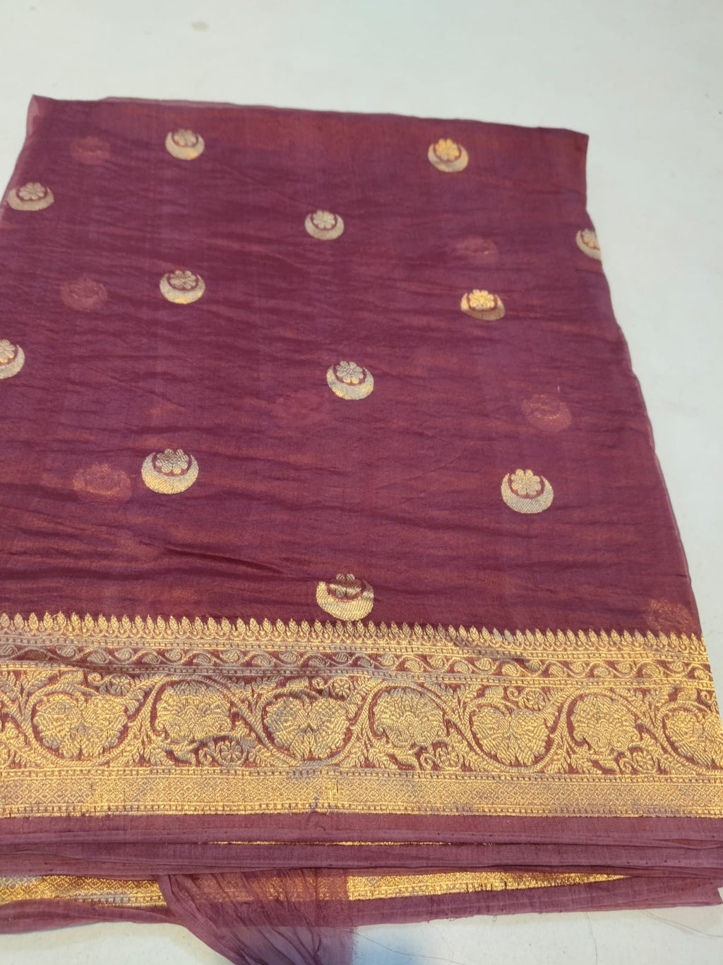 Pure Kora Organza Silk Saree