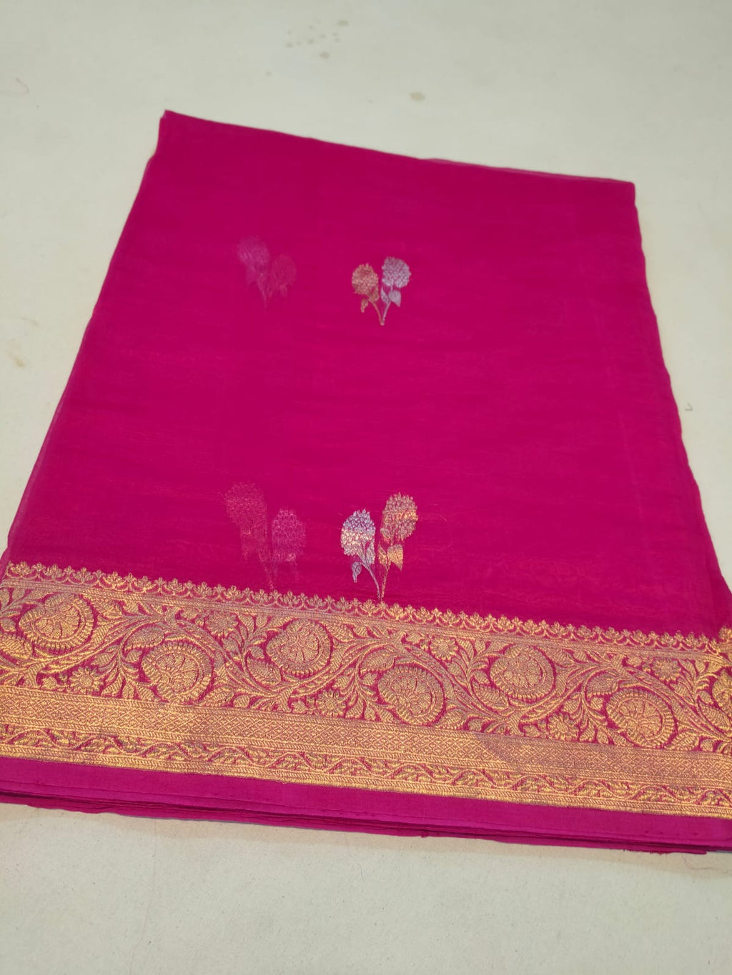 Pure Kora Organza Silk Saree