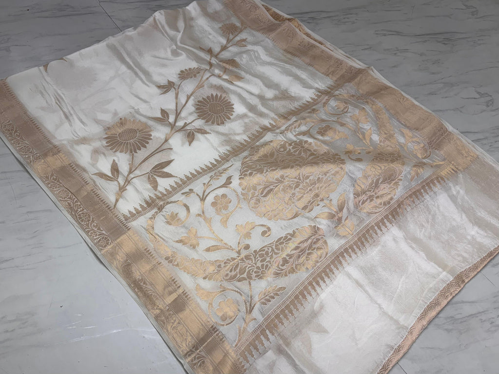 Dyable Raw Silk Saree
