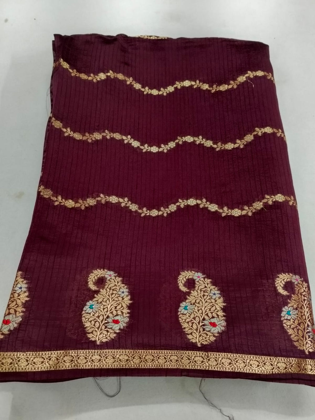 Raw Tussar Silk Saree
