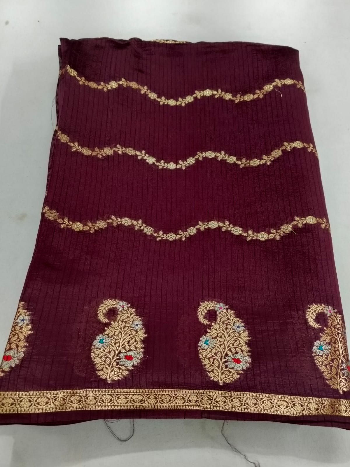 Raw Tussar Silk Saree