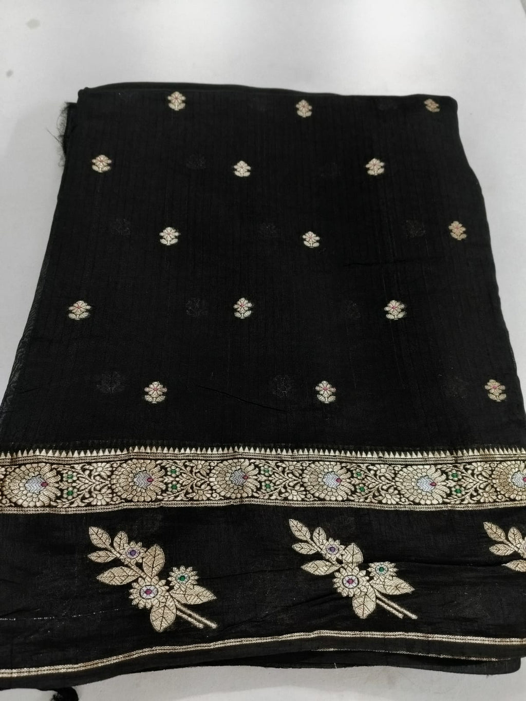 Raw Tussar Silk Saree