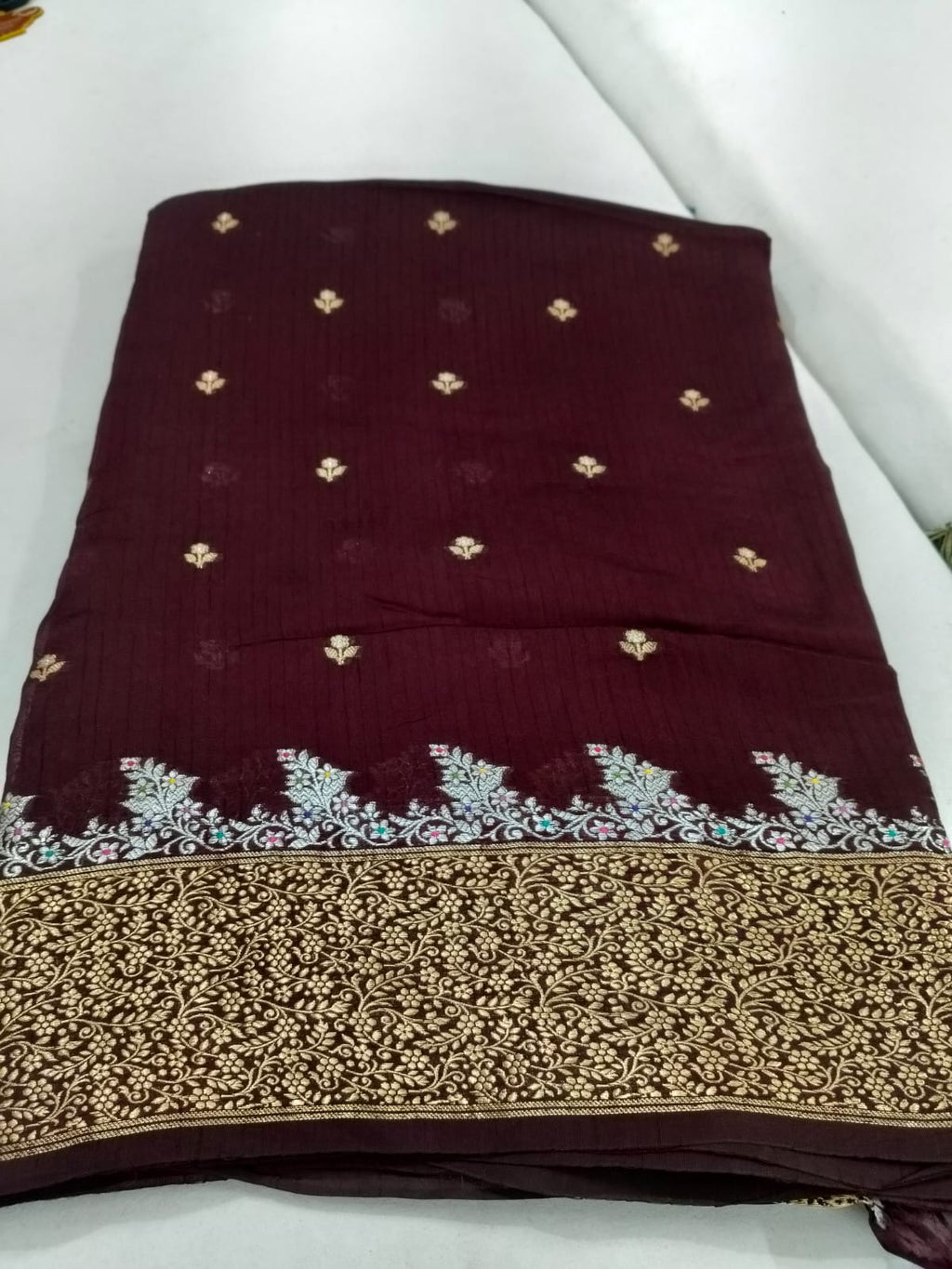 Raw Tussar Silk Saree