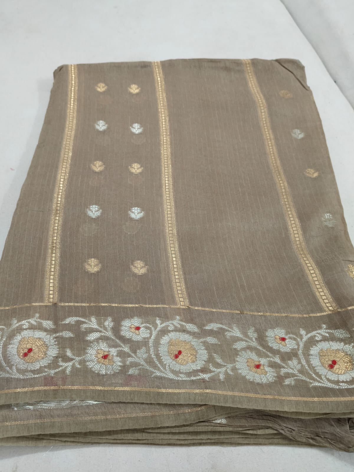 Raw Tussar Silk Saree