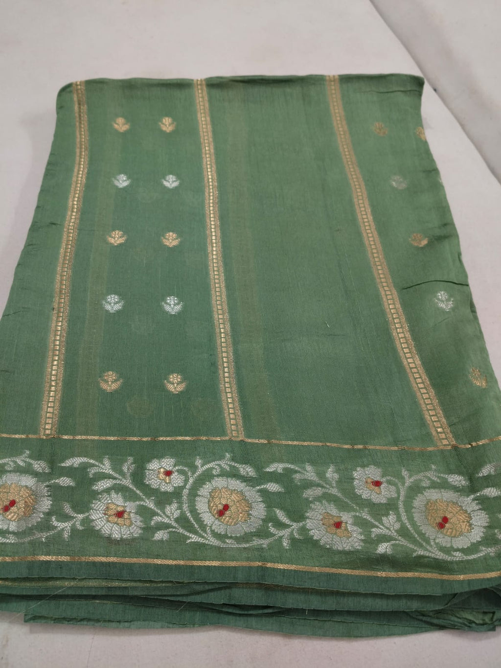 Raw Tussar Silk Saree