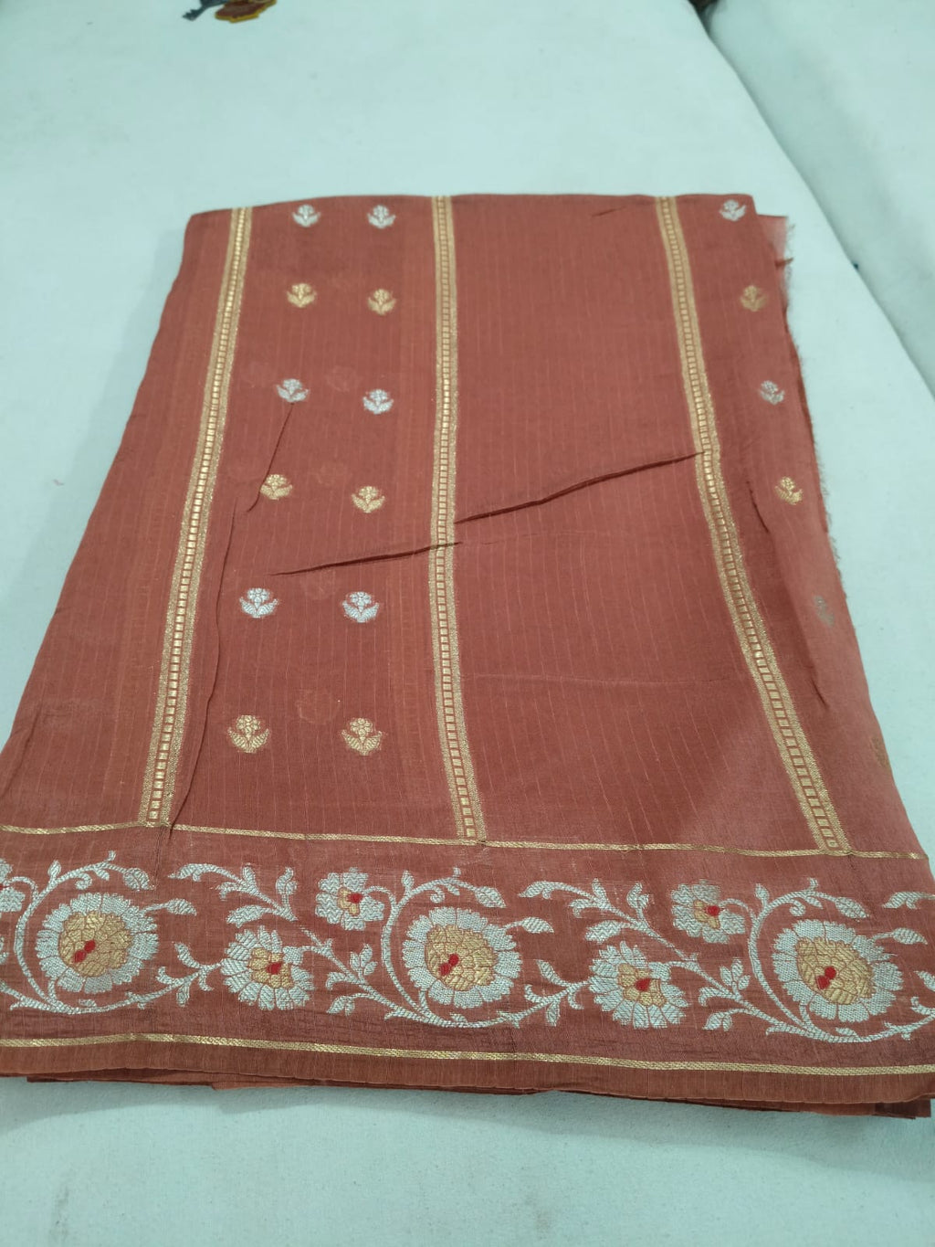 Raw Tussar Silk Saree