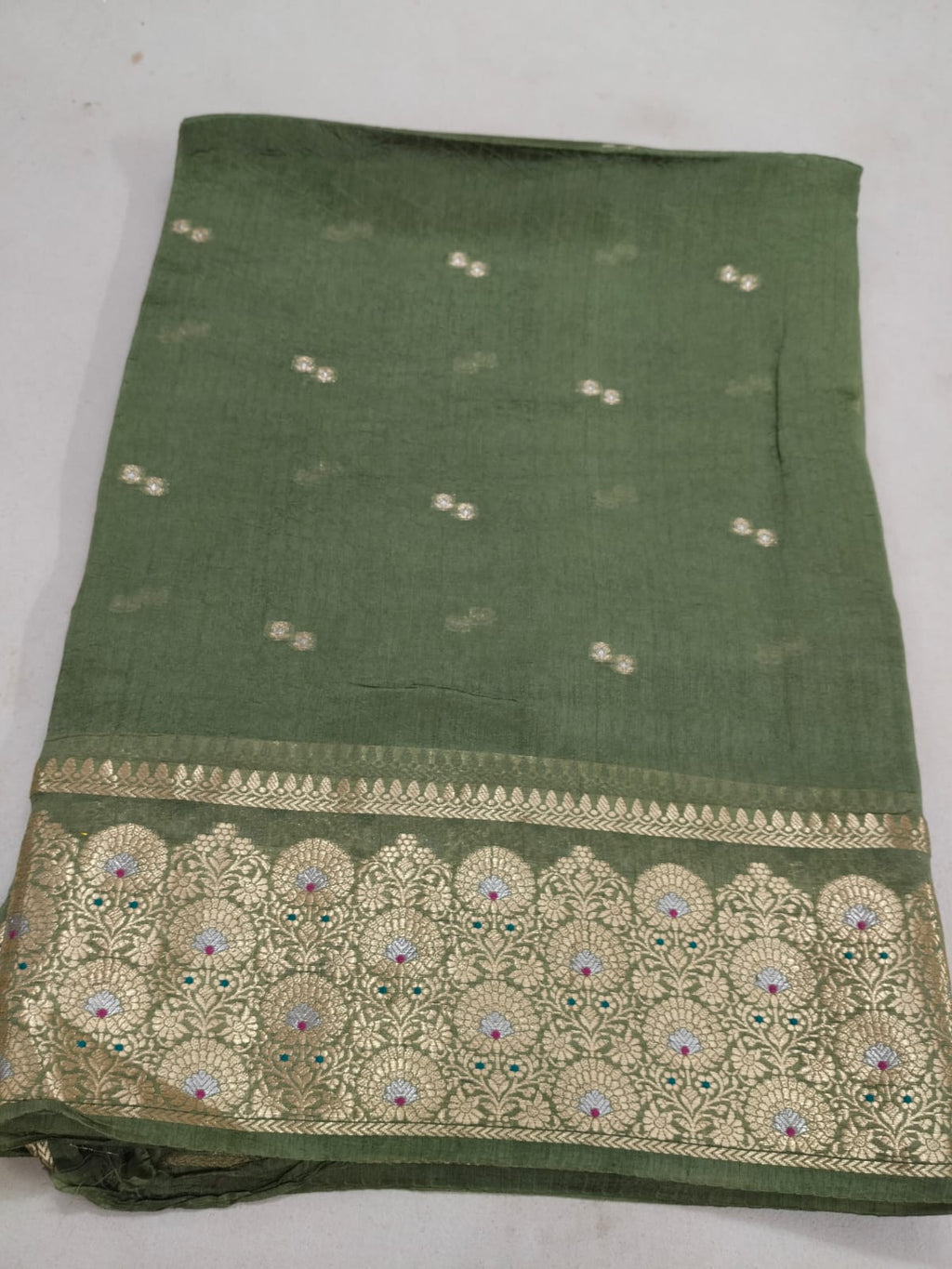 Raw Tussar Silk Saree