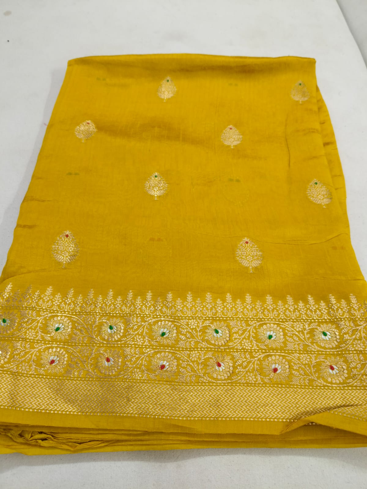 Raw Tussar Silk Saree