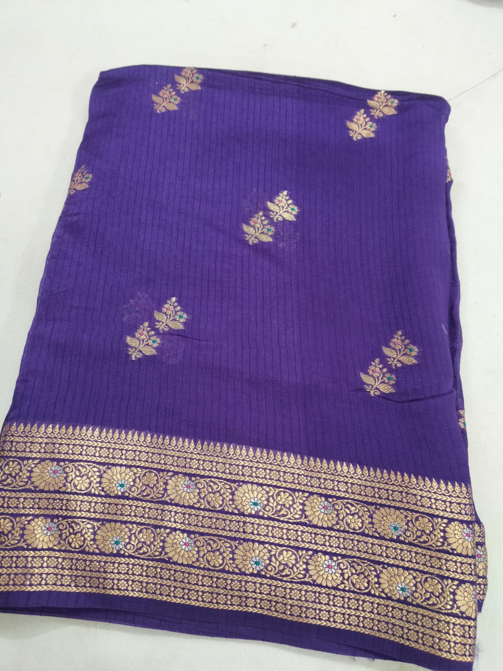 Raw Tussar Silk Saree