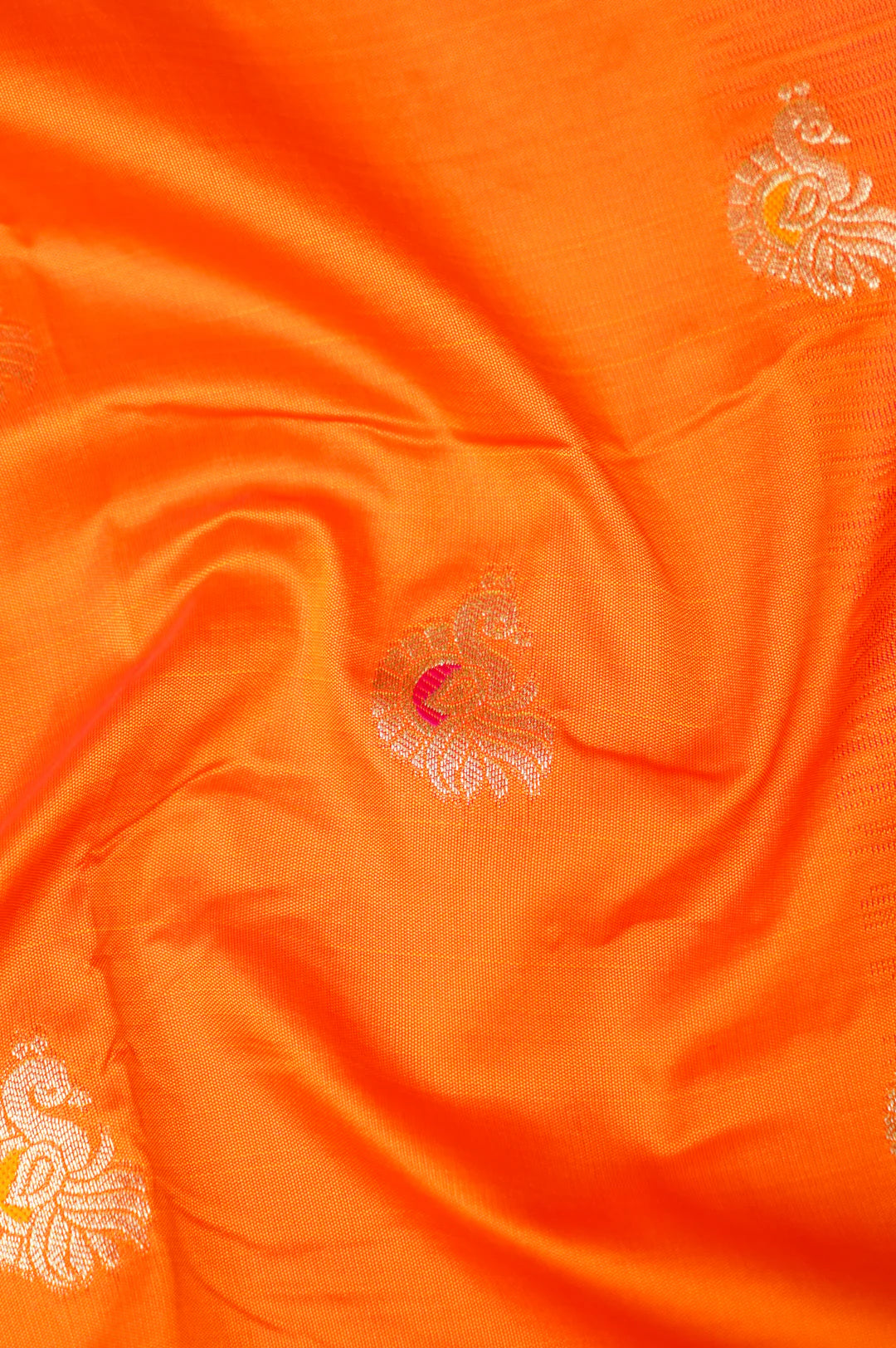 Orange Soft Silk Kanjivaram