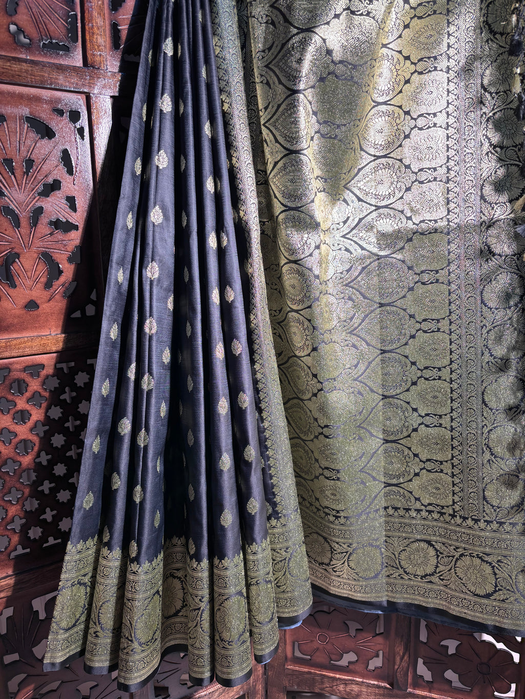 Soft Silk Saree with Motifs