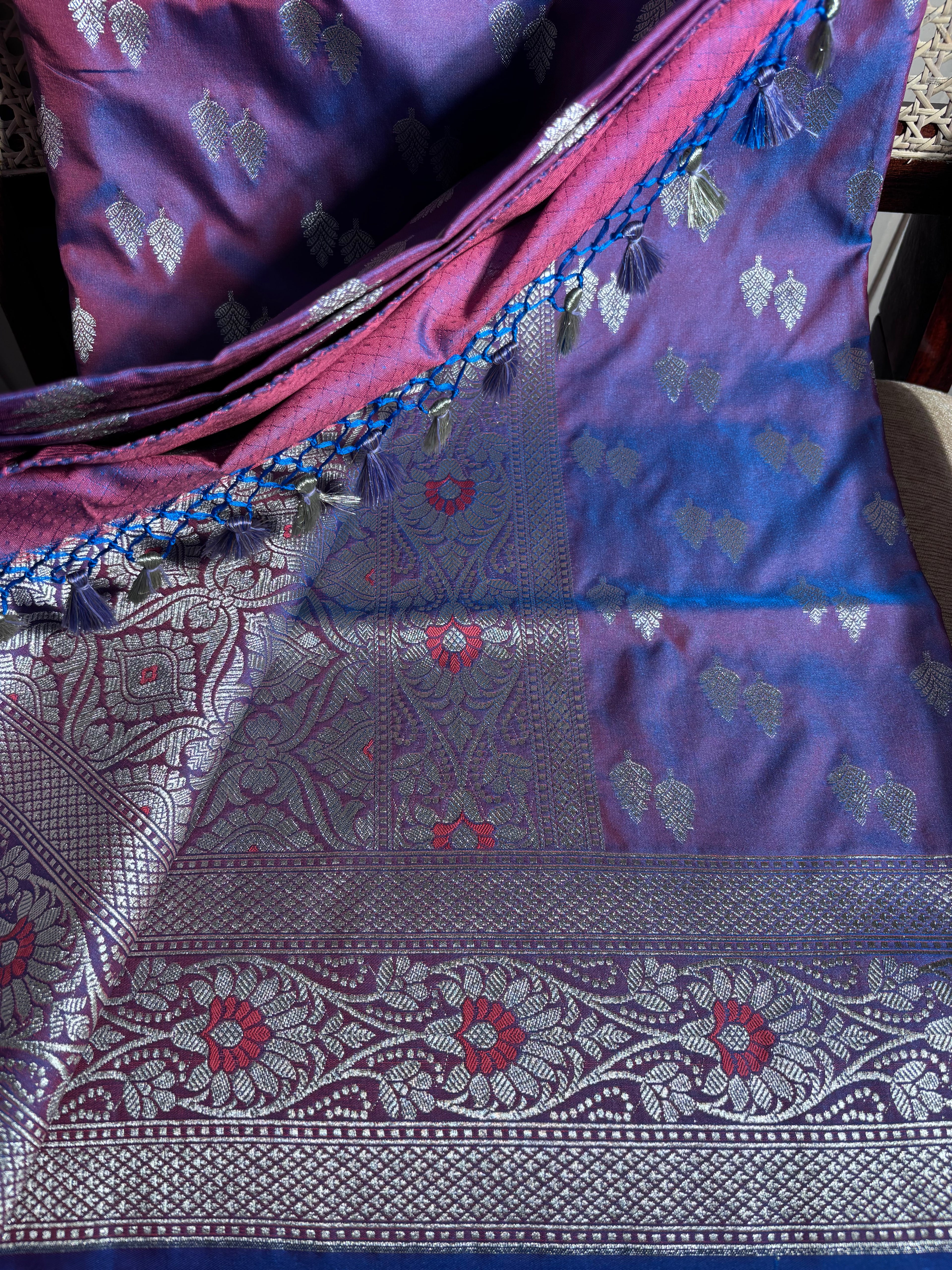 Shaded Soft Silk Saree