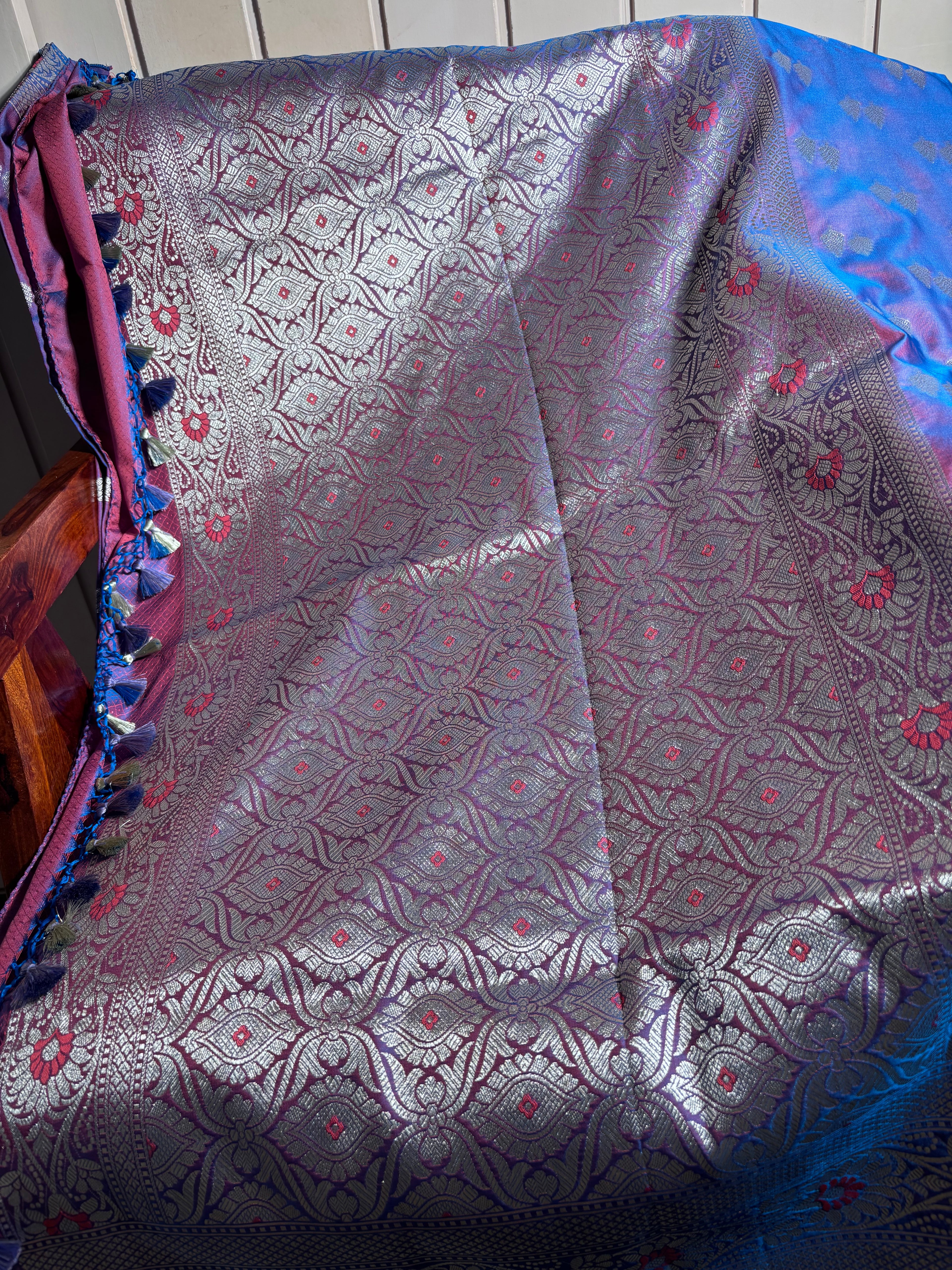 Shaded Soft Silk Saree