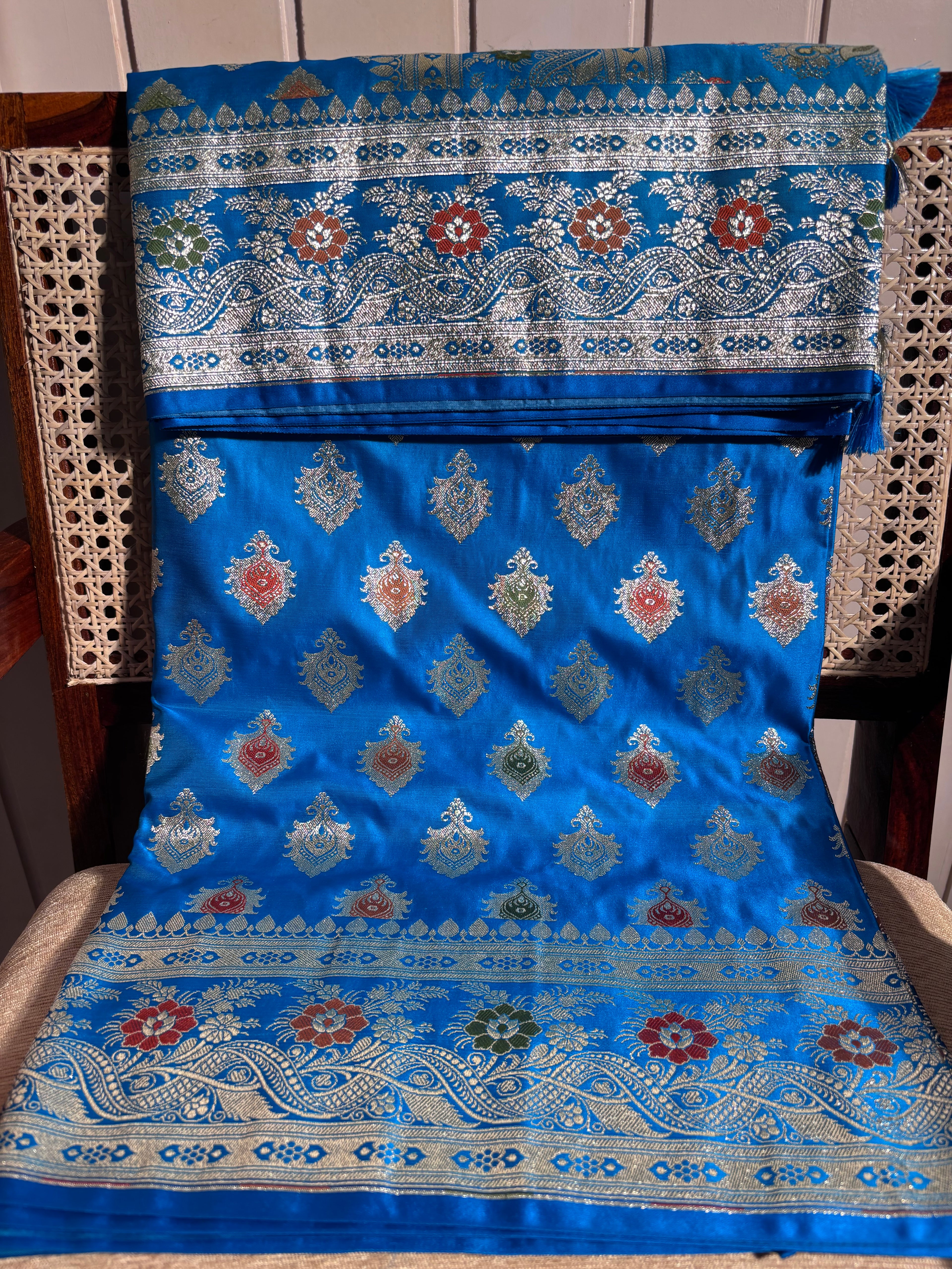 Meenakari Banarasi Silk Saree