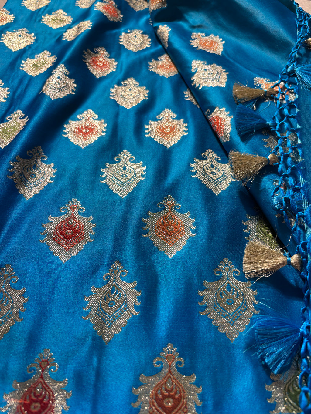 Meenakari Banarasi Silk Saree