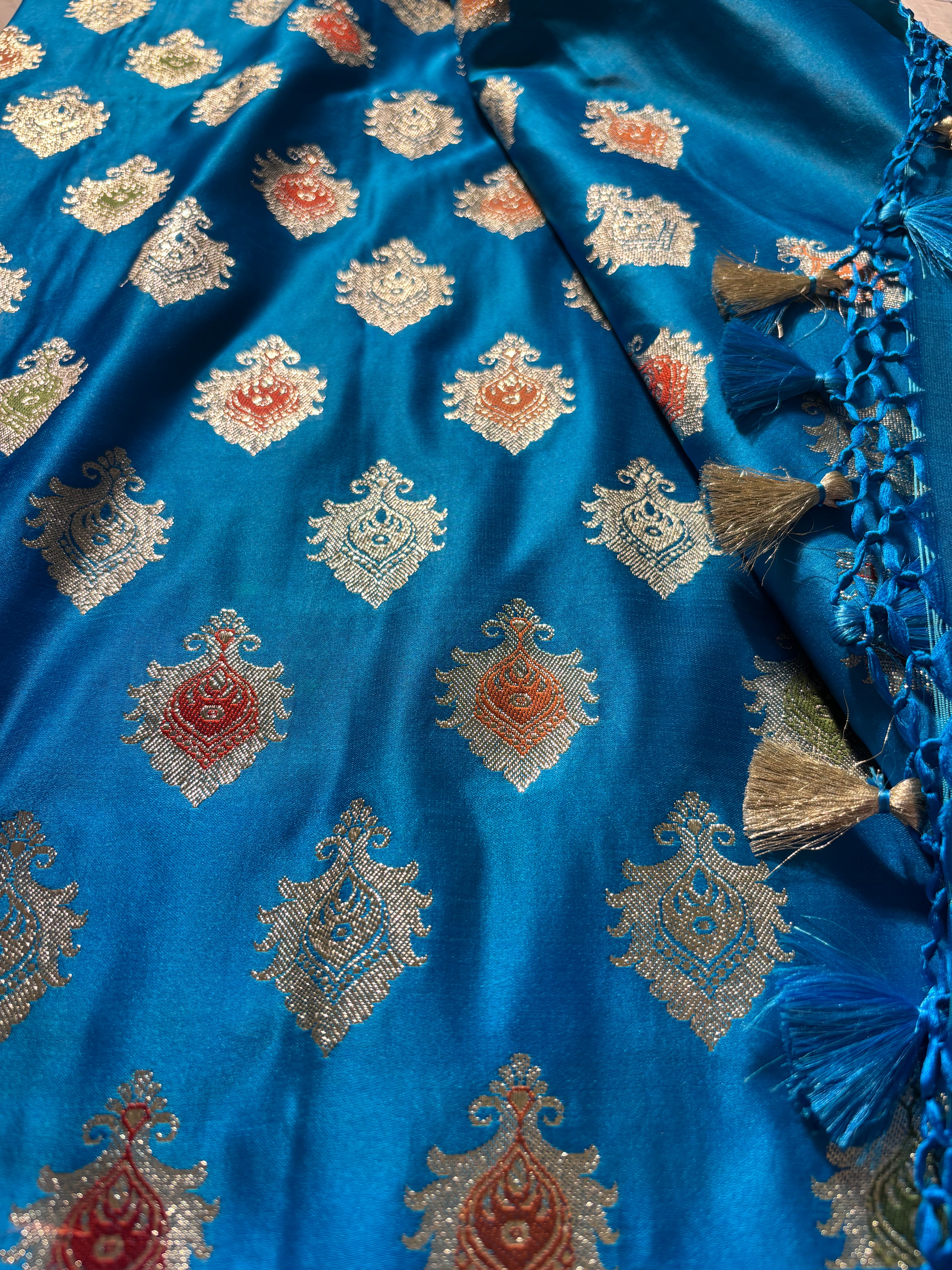 Meenakari Banarasi Silk Saree