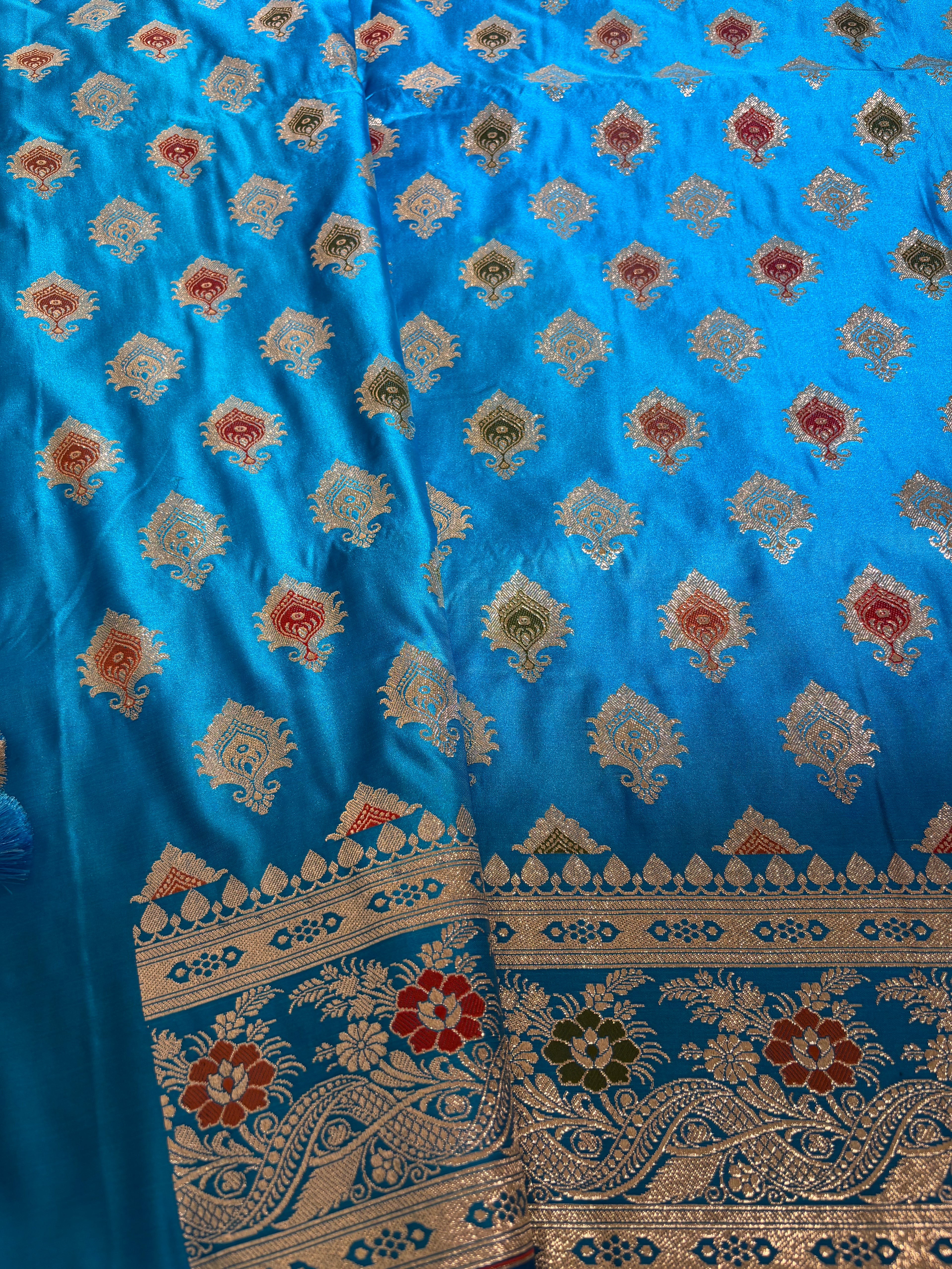 Meenakari Banarasi Silk Saree