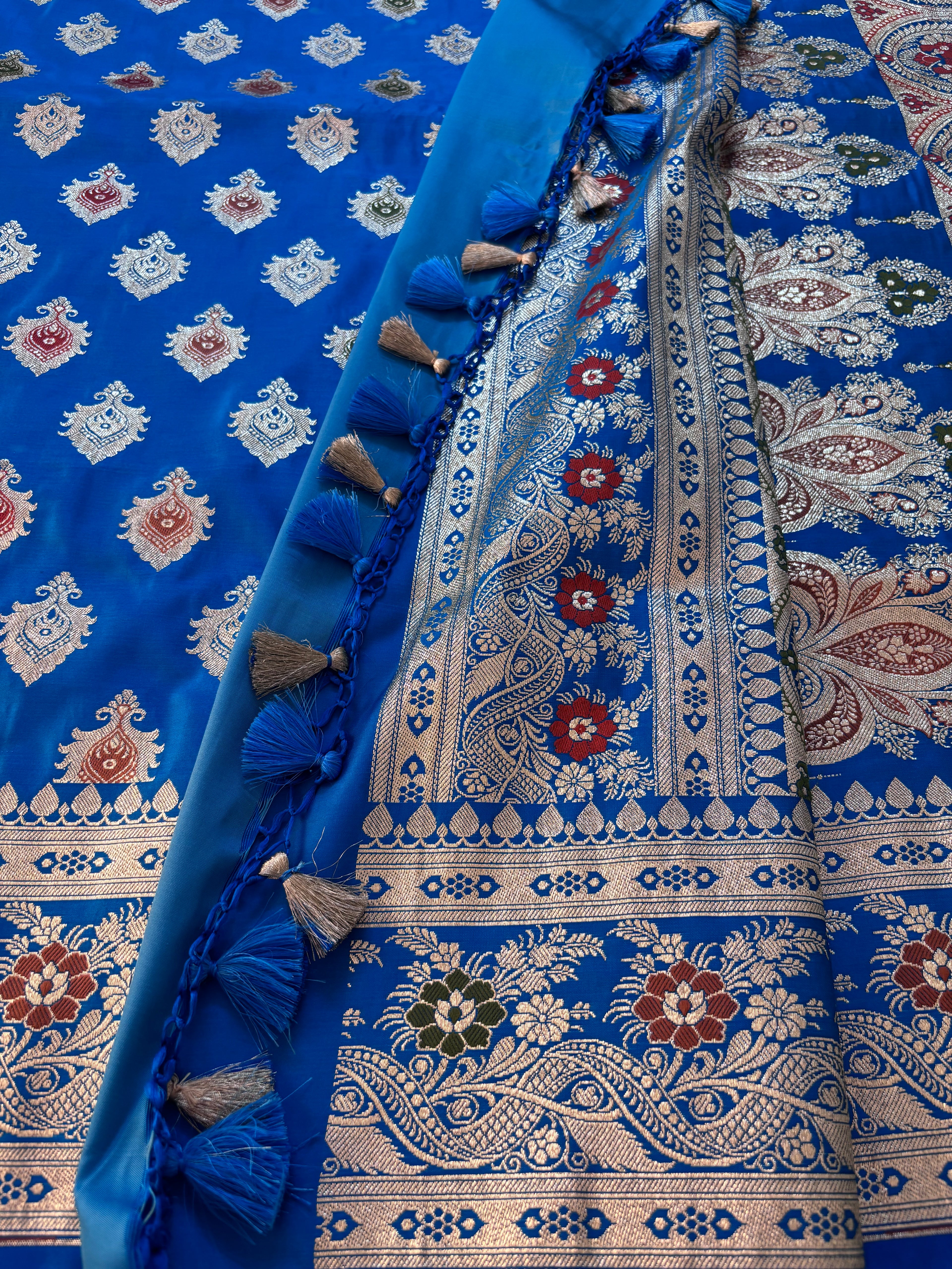 Meenakari Banarasi Silk Saree