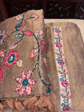 Cotton Suit With Katha Work