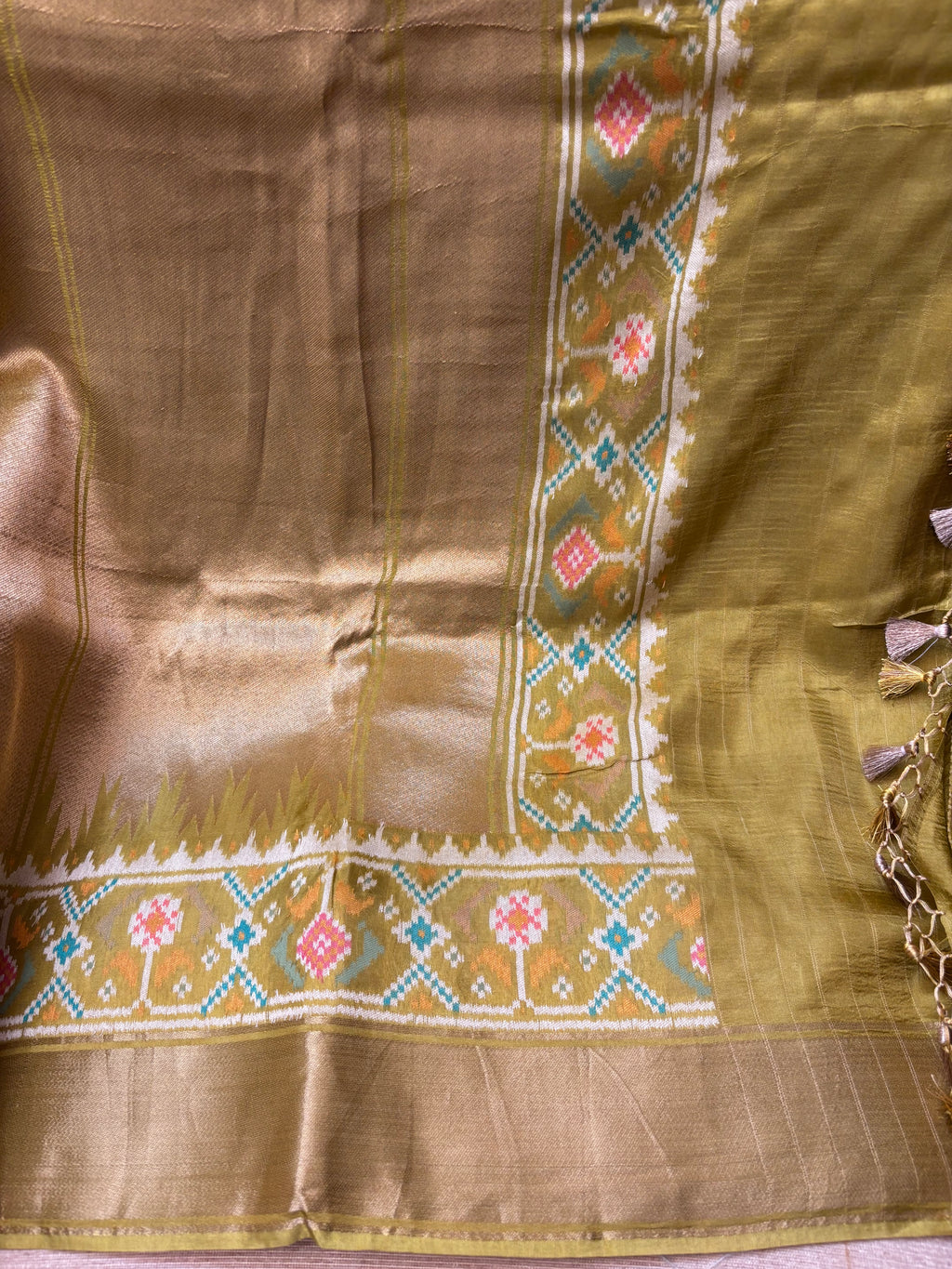 Brocade Saree with Patola Border