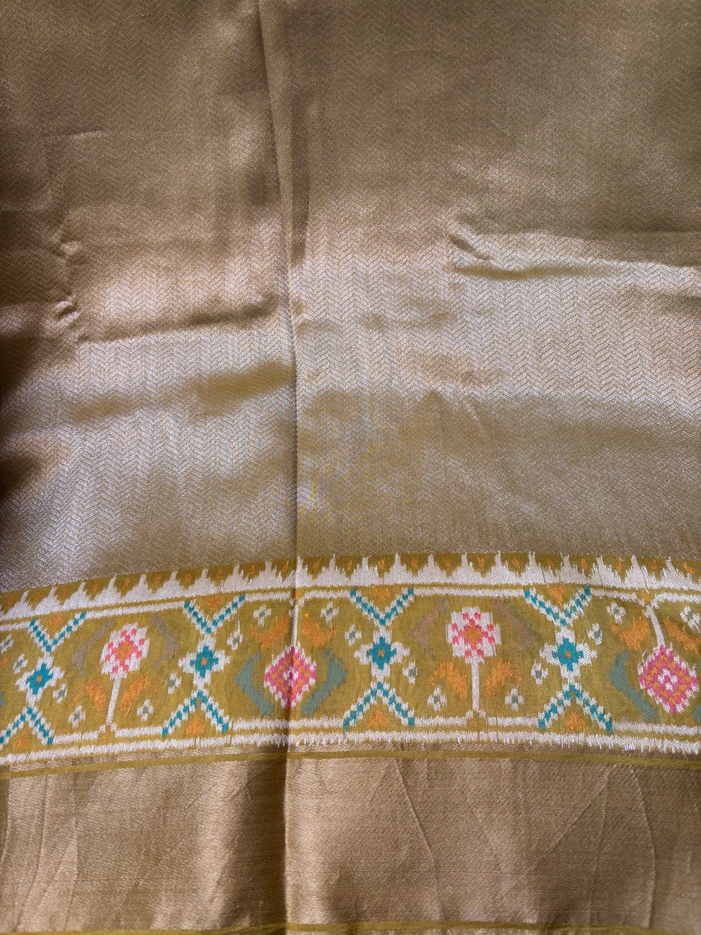 Brocade Saree with Patola Border