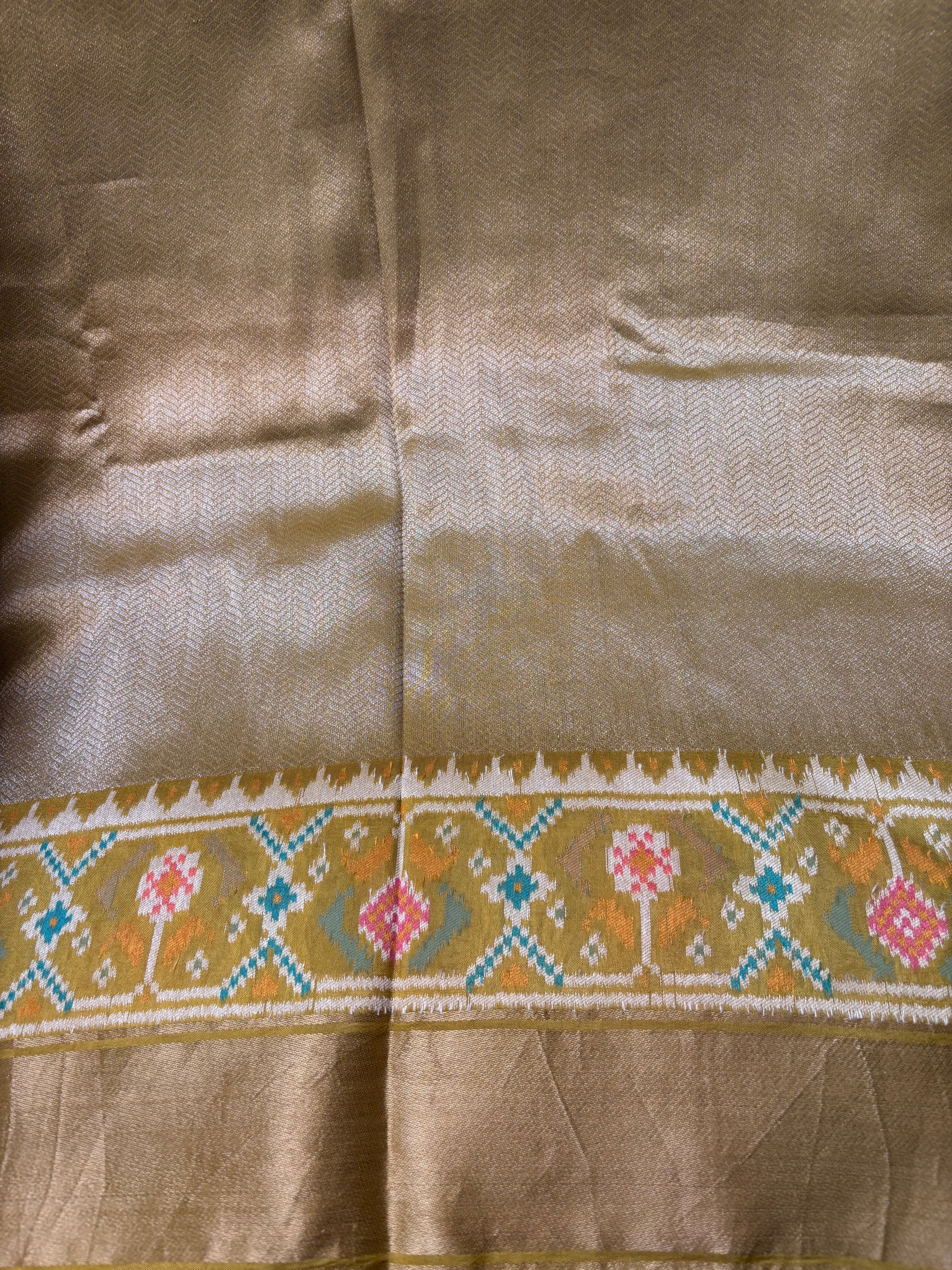 Brocade Saree with Patola Border