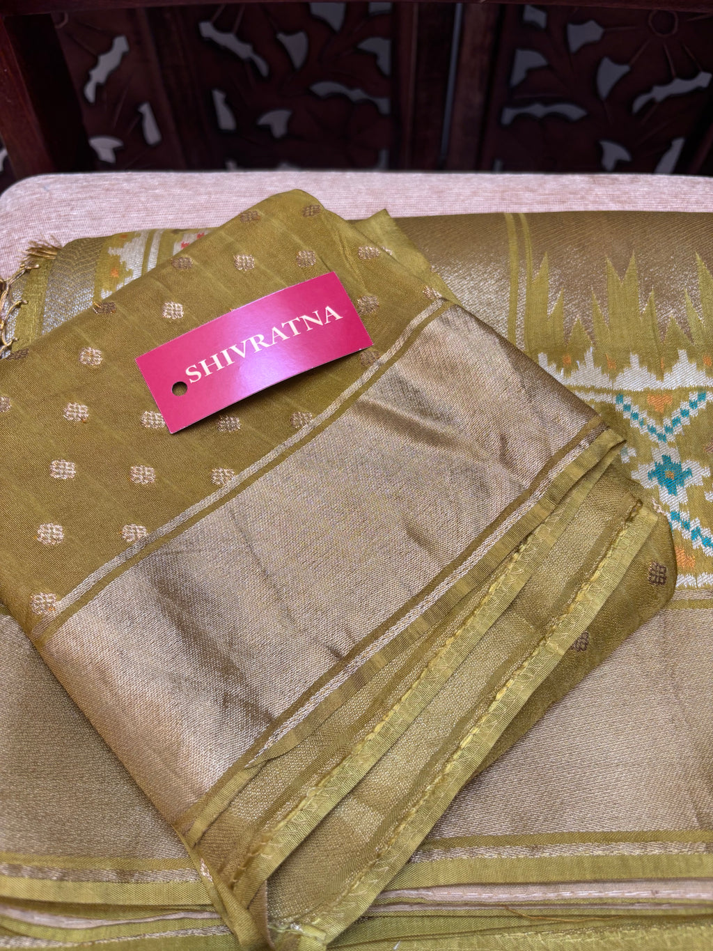 Brocade Saree with Patola Border
