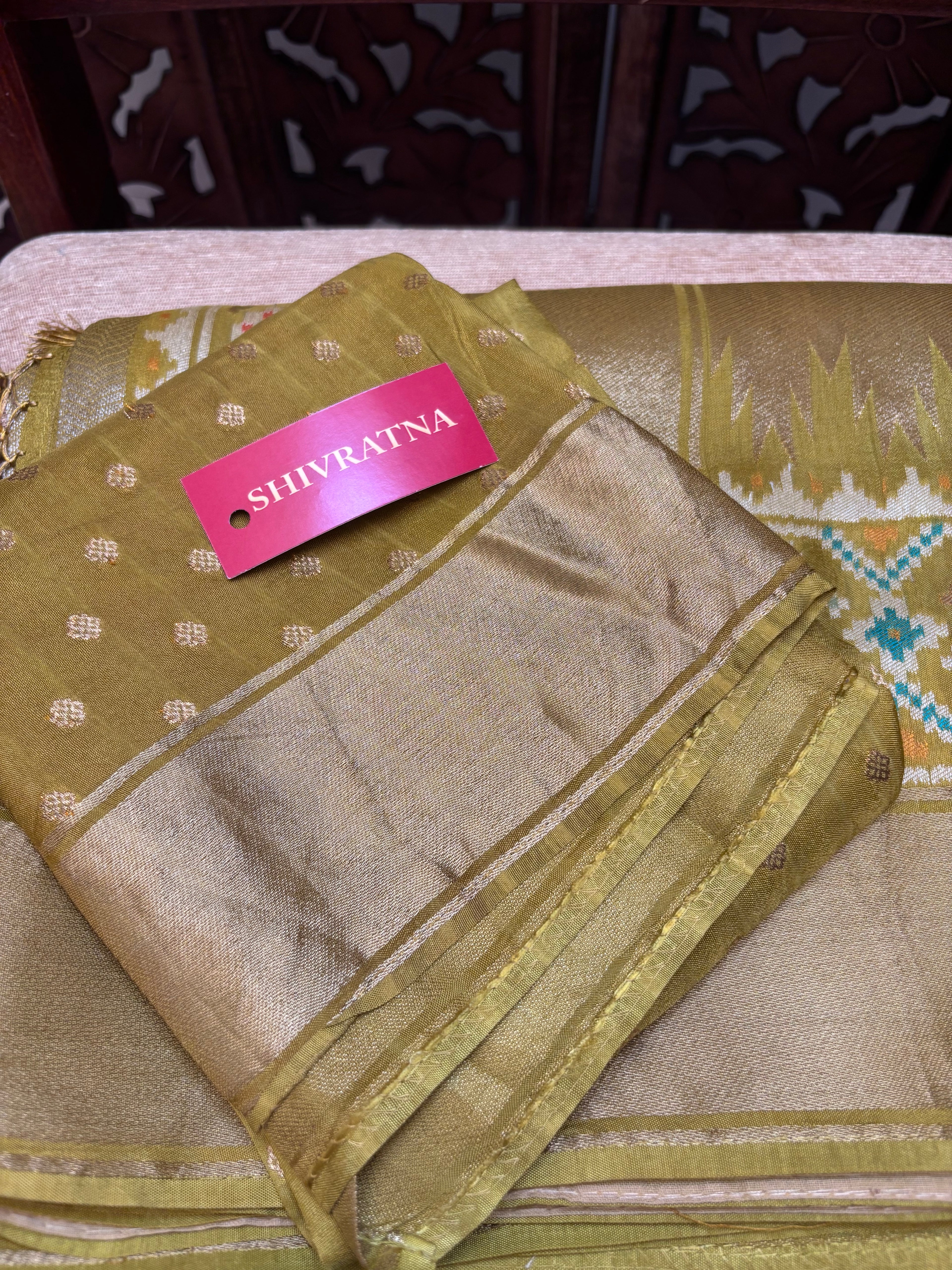 Brocade Saree with Patola Border