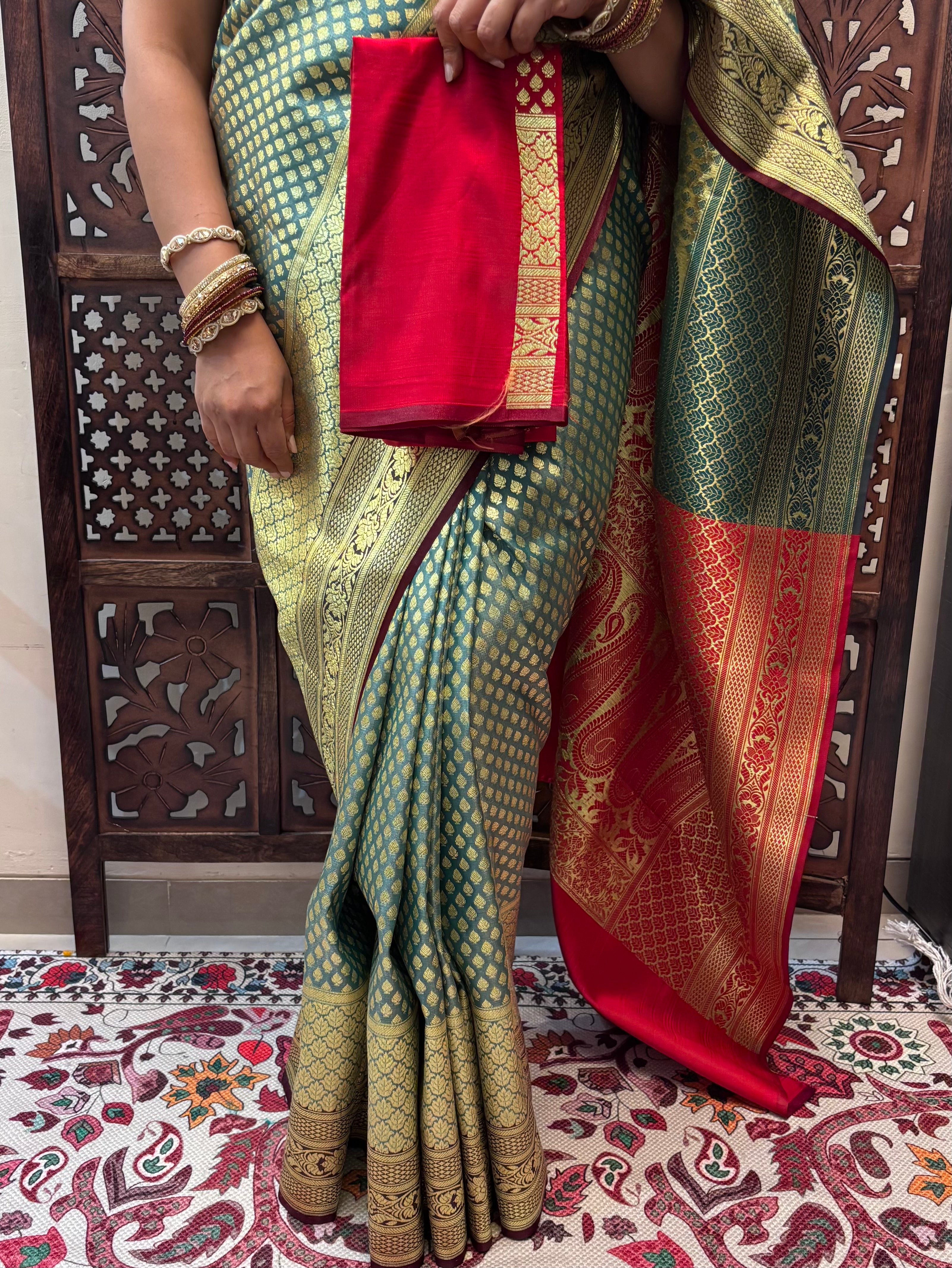 Banarasi Saree with Broad Border