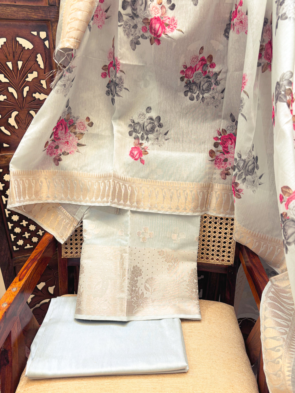 Chanderi Cotton Suit