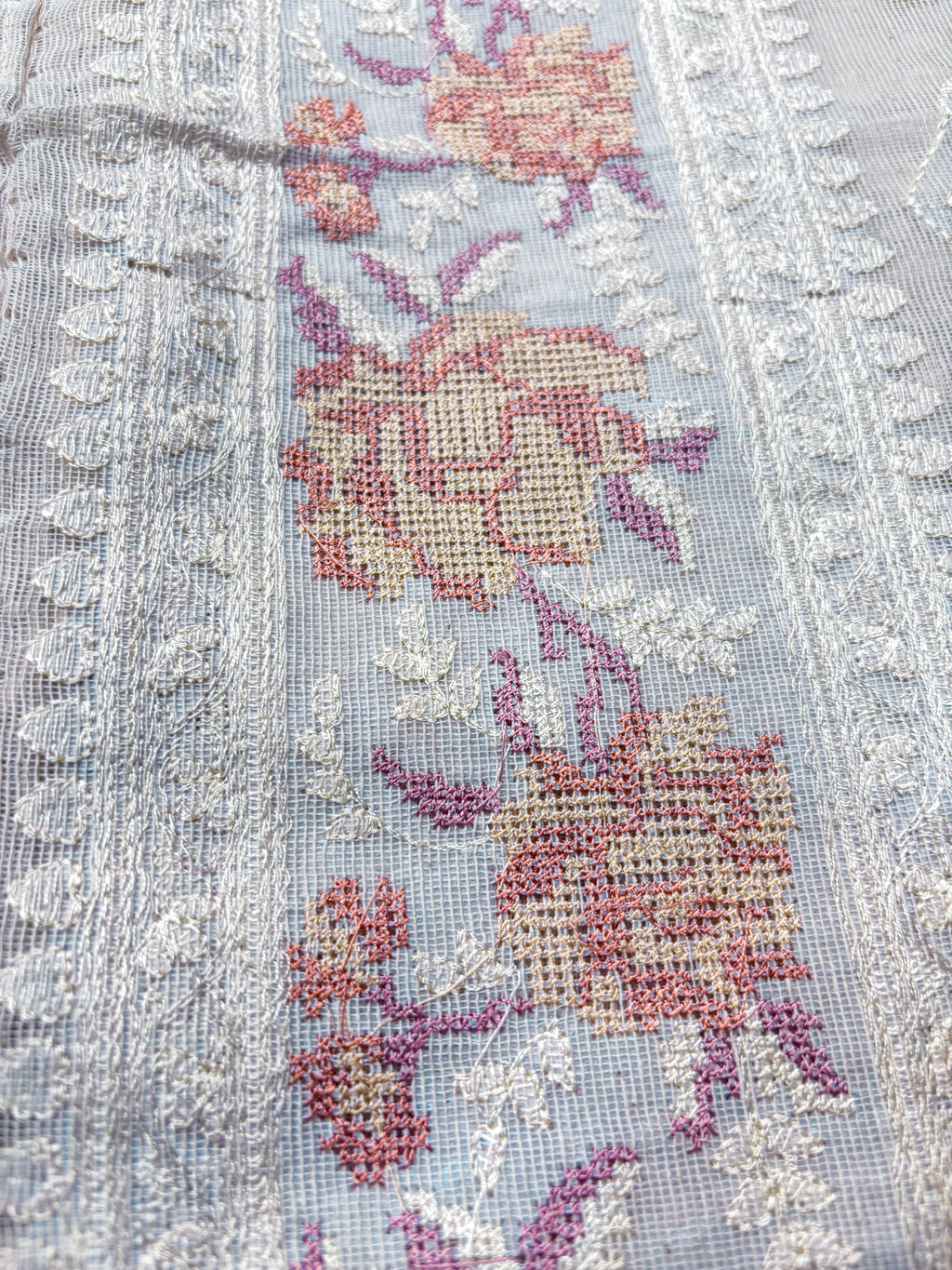Cross Stitch Linen Suit