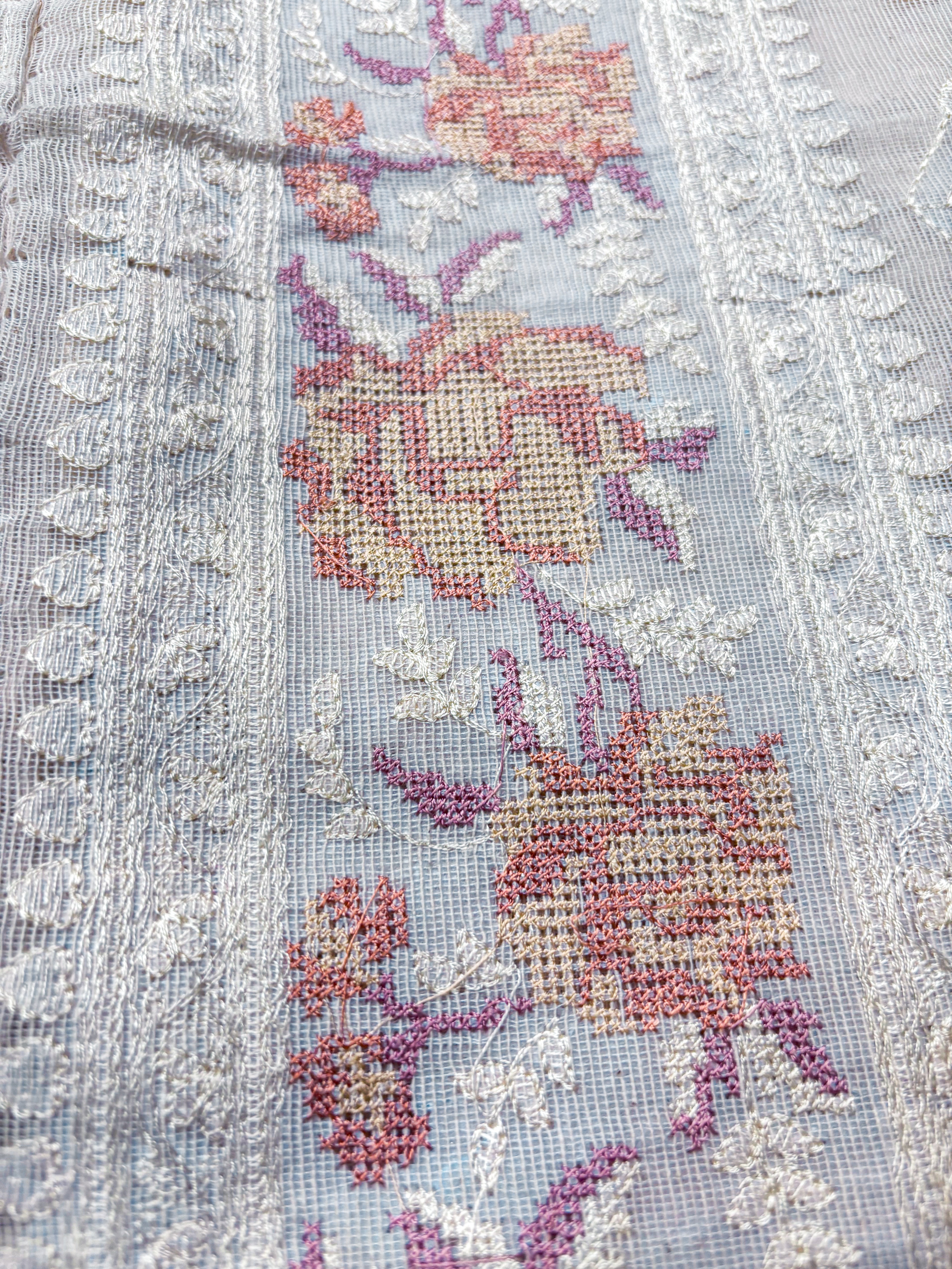Cross Stitch Linen Suit