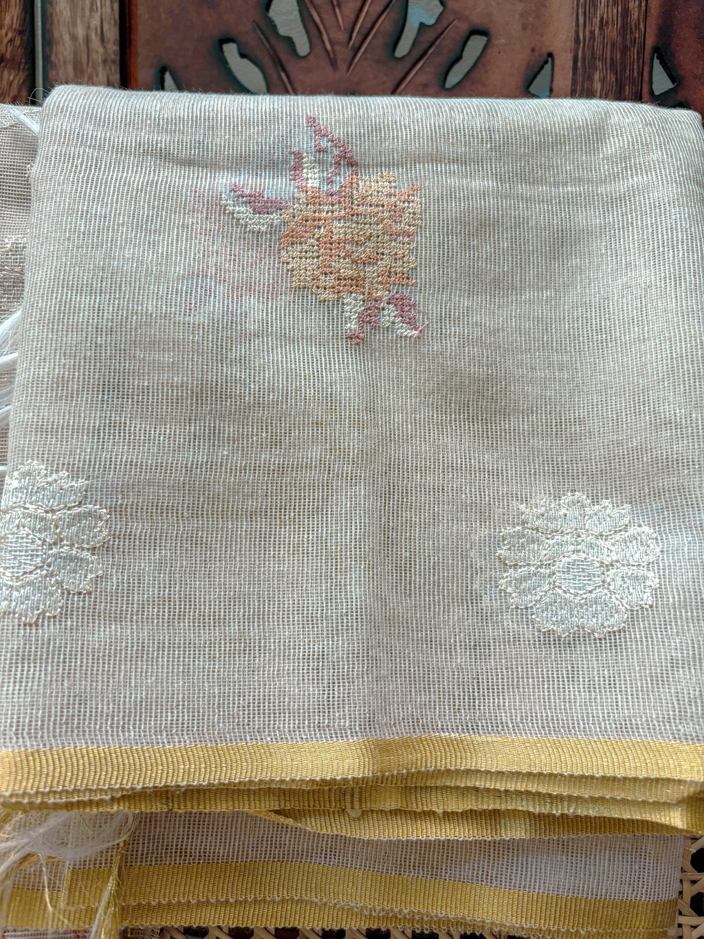 Cross Stitch Linen Suit