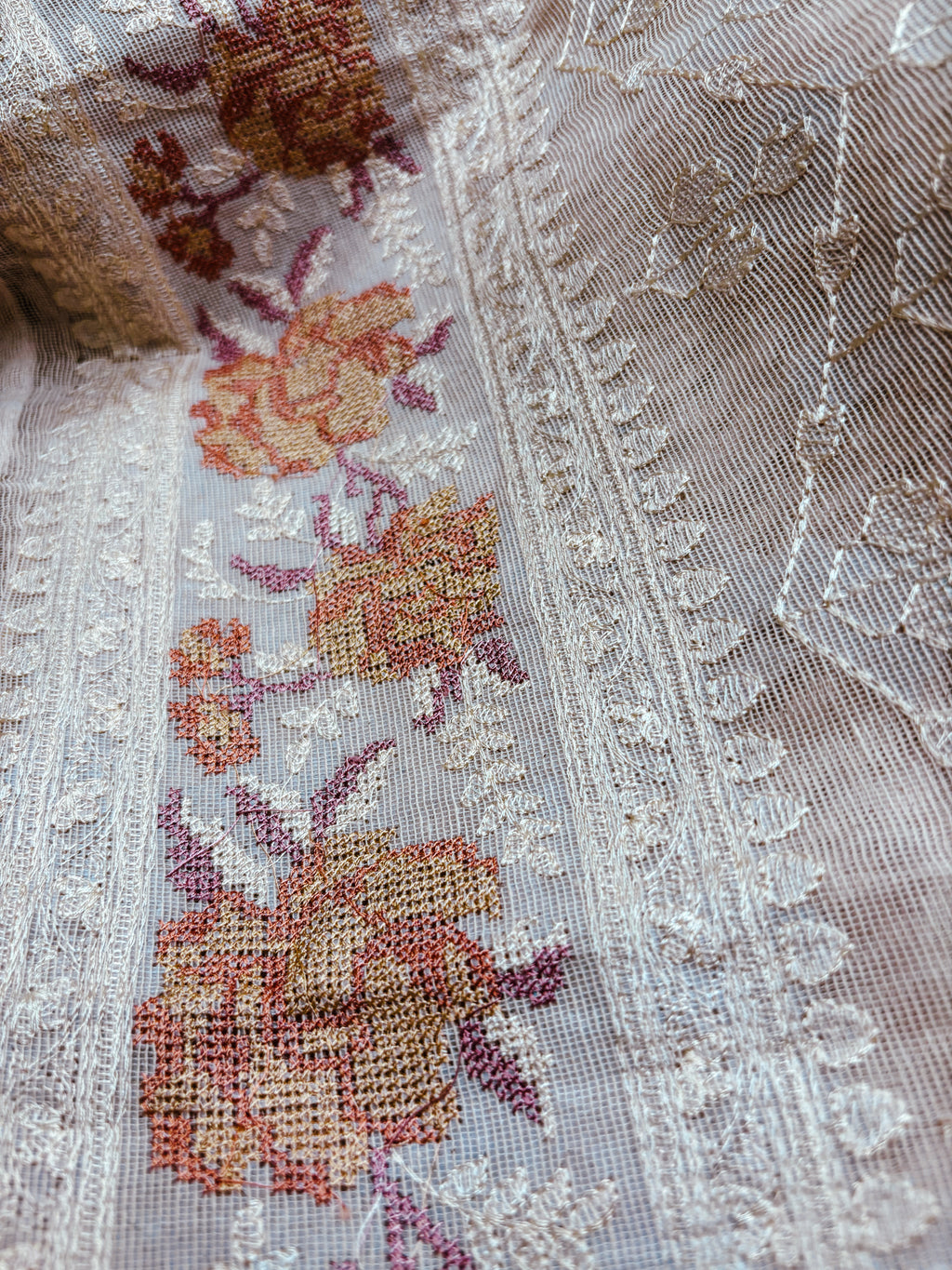 Cross Stitch Linen Suit