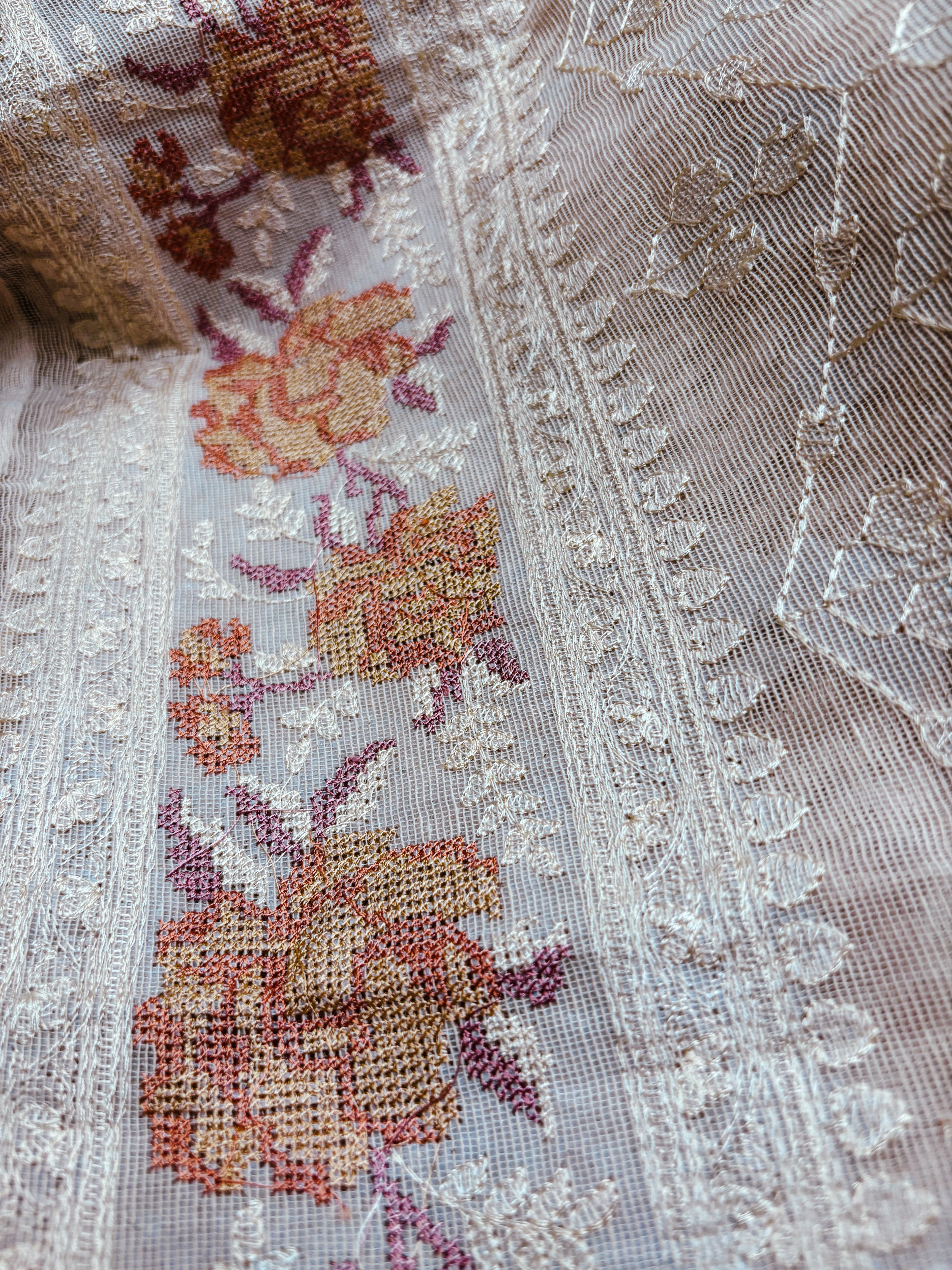 Cross Stitch Linen Suit