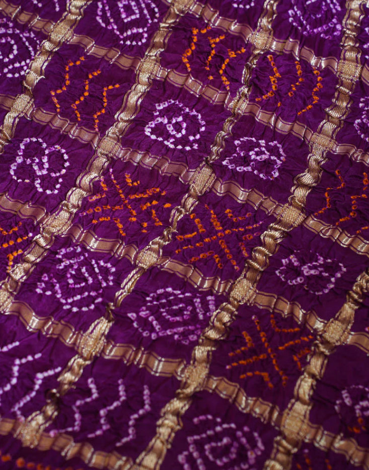 Pure Gajji Ghatchola Silk Saree