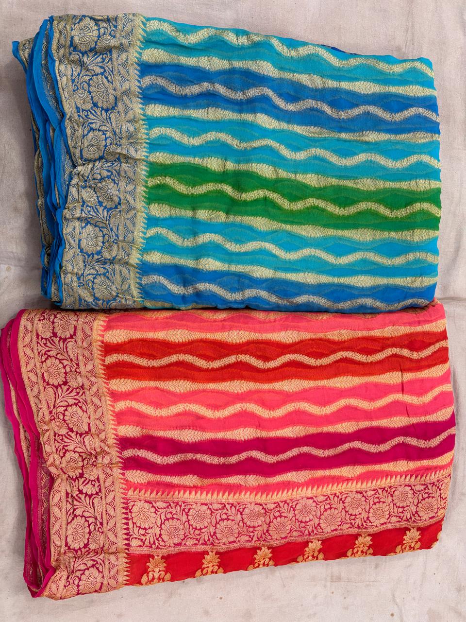 Pure Khaddi Georgette Saree