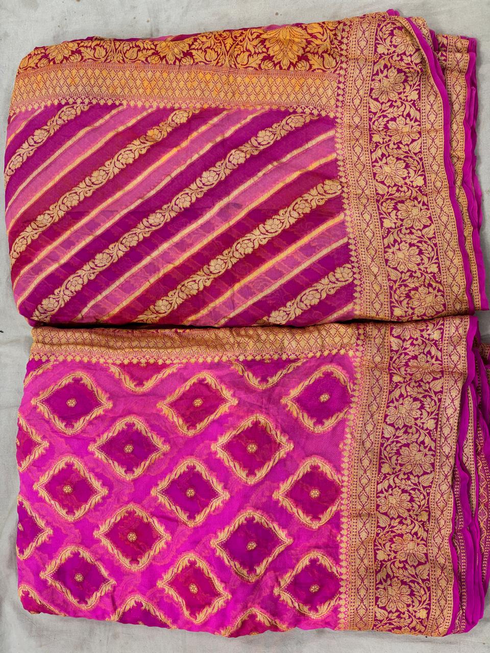 Pure Khaddi Georgette Saree