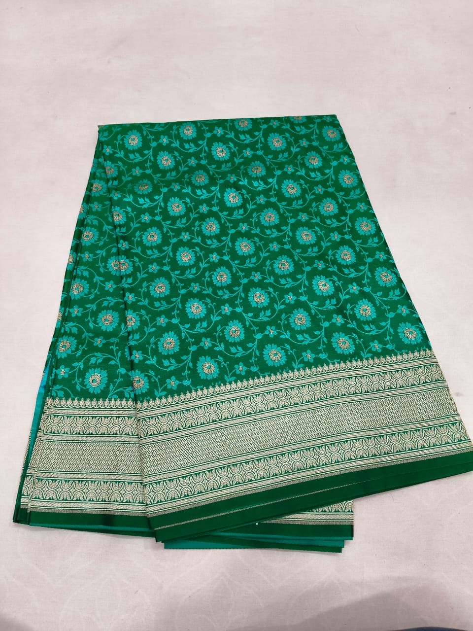Jamawar Mashroo Resham Weaving Tanchoi Saree
