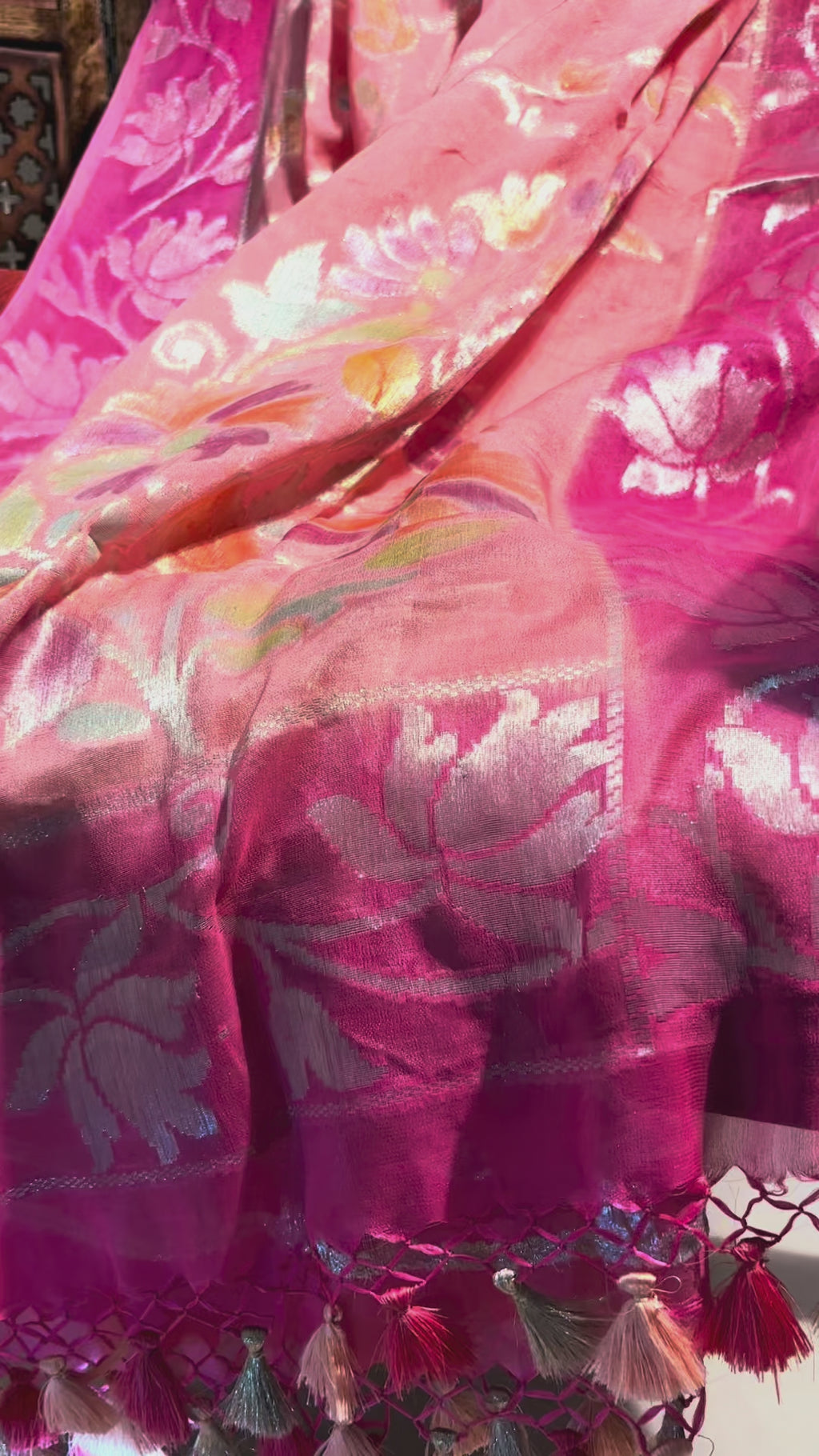Chiffon Georgette with Hand-Brush Work